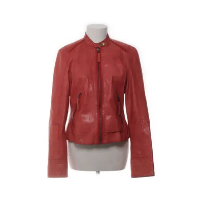 Läderjacka (04AB1-0117) från Anna Blue Skinn, Polyester