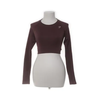 Crop top (Brun) fra Gymshark Elastan, Polyamid, Polyester