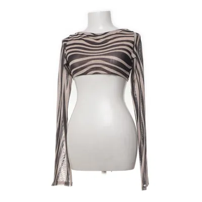 Crop top (Beige, Brown) from Jaded London Elastane, Polyester