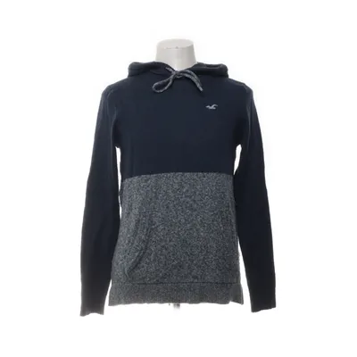 Huvtröja (Blå, Grå) från Hollister Akryl, Bomull, Polyester
