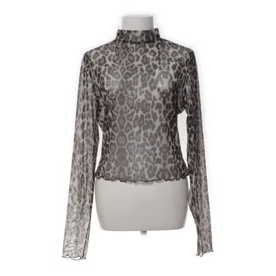 Crop top (Beige, Flerfärgad) från Gina Tricot Elastan, Polyester