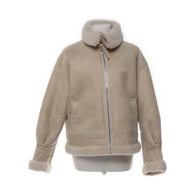 Shearlingjakke (Beige) fra Mango Polyester