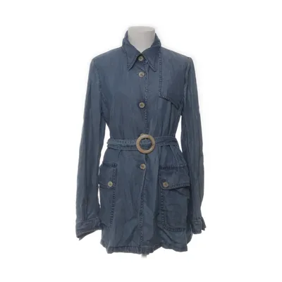 Denim blouse (Blauw) van Prada Lyocell, Polyester, Viscose