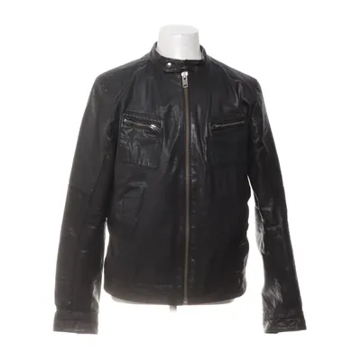 Leather jacket (Black) from Human Scales Polyester, Leather
