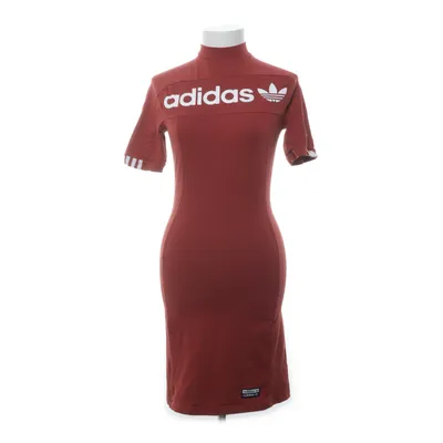 Jurk (Rood) van Adidas Elastaan, Katoen