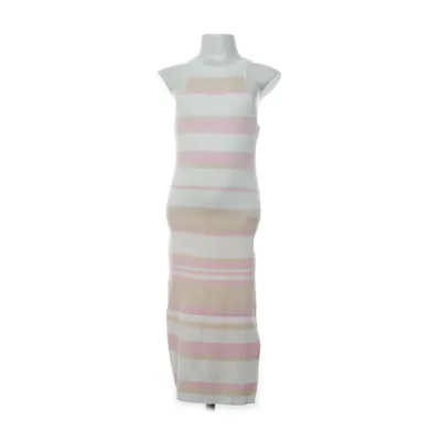 Dress (White, Multicolored) from Yoyo S Cotton, Viscose