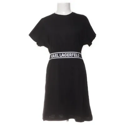Jurk (Zwart) van Karl Lagerfeld Katoen