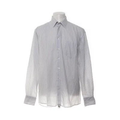 Skjorta (Vit, Blå) från Vanzinnen Bomull, Polyester