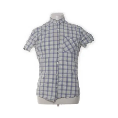 Chemise à manches courtes (Bleu, Blanc) de Emilio Coton