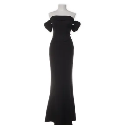 Maxikleid (Schwarz) von PrettyLittleThing Elasthan, Polyester