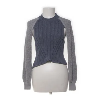 Tröja (Blå, Grå) från Zara Bomull, Polyester, Viskos