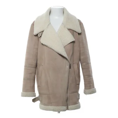 Shearlingjacka (Beige) från Zara Basic Collection Polyuretan