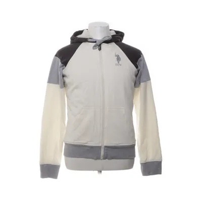 Huvtröja (Vit, Grå, Svart) från U.S. Polo Assn. Bomull, Polyester
