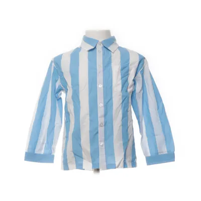 Shirt (Blue, White) from Rikiki Cotton