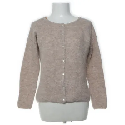 Cardigan (Beige) from La Maille Sézane Acetate, Alpaca wool, Cotton, Mohair, Polyamide