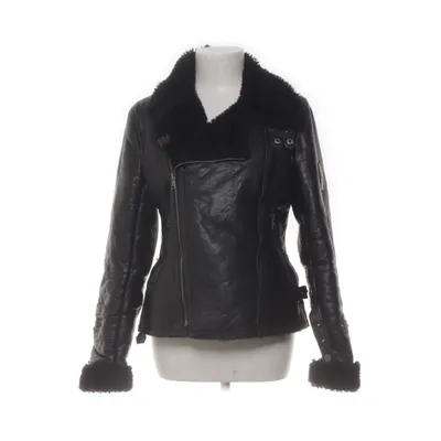 Shearlingjakke (Sort) fra Marikoo Kunstpels, Polyester, Polyurethan