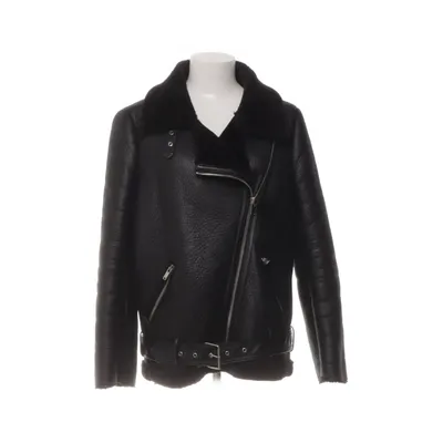 Shearlingjacka (Svart) från Zara Woman Polyuretan