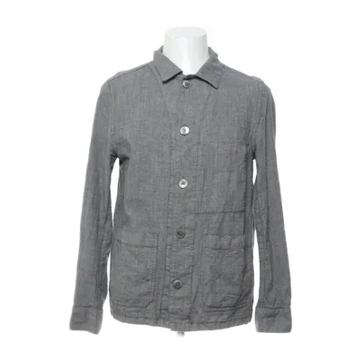 Overshirt (Grijs) van Oscar Jacobson Katoen, Linnen, Wol