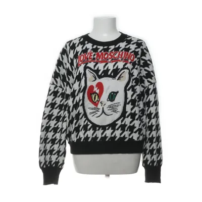Tröja (Vit, Svart, Flerfärgad) från Love Moschino Kashmir, Nylon, Ull, Viskos