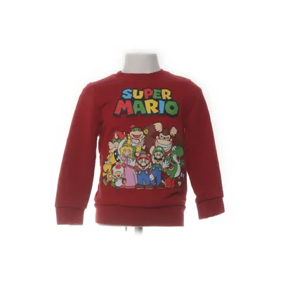 Collegetröja (Röd) från Super Mario Bomull, Polyester