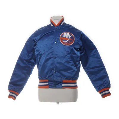 Veste universitaire (Bleu, Orange, Blanc) de Starter Polyamide
