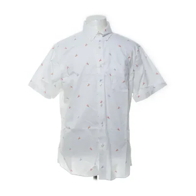 Korte mouwen shirt (Wit) van Charles Tyrwhitt Katoen