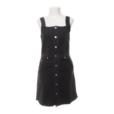 Denim jurk (Zwart) van Calvin Klein Jeans Katoen, Elastaan