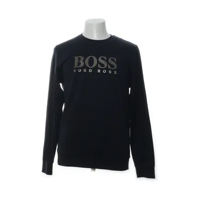 Collegetröja (Blå, Beige) från Boss Bomull, Polyester