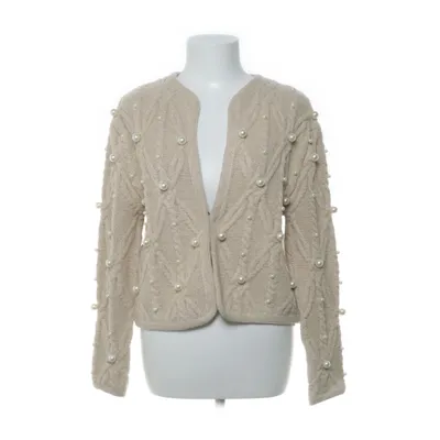 Cardigan (Beige) van Zara Polyester, Wol, Elastaan