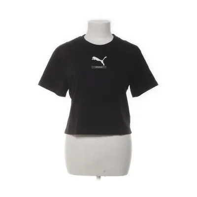 Crop top (Black) from Puma Cotton, Elastane