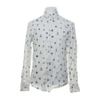 Shirt (Wit, Blauw) van Selected Homme Katoen