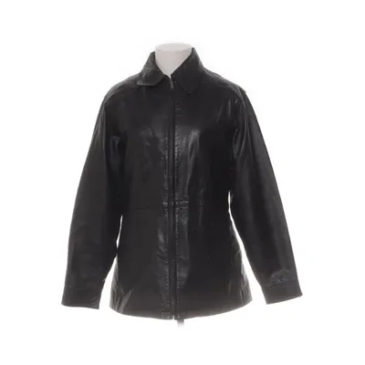 Veste en cuir (Noir) de Woodlands Cuir, Polyester