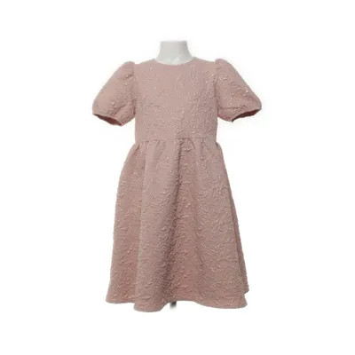 Klänning (Rosa, Guldfärgad) från Lindex Kids Elastan, Polyester