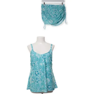 Tankini (Turquoise) van Cellbes Elastaan, Gerecycled polyester