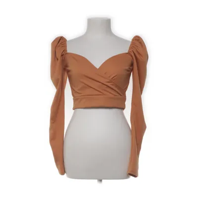 Crop top (Brun) fra NLY One Elastan, Polyester