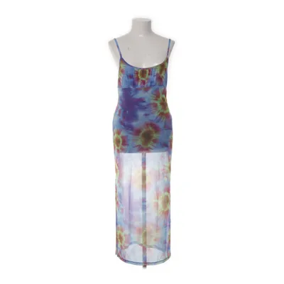 Dress (Blue, Purple, Multicolored) from Topshop Elastane, Polyester