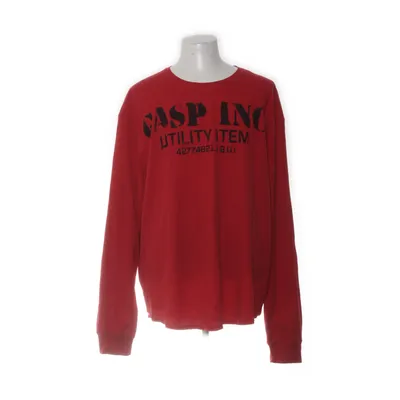 Collegetröja (Röd) från Gasp Bomull, Polyester