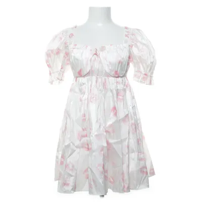 Cocktail dress (Pink, White) from Selkie Polyester, Cotton