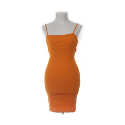 Jurk (Oranje) van Sara Sieppi x NA-KD Elastaan, Viscose