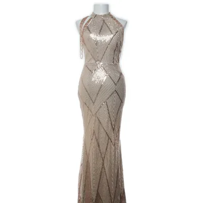 Aftenkjole (Beige) fra Miss Ord