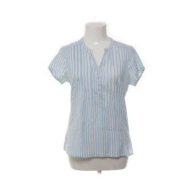 Haut (Blanc, Bleu) de Lollys Laundry Coton, Fibre métallique
