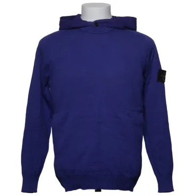 Hoodie (Purple) from Stone Island Cotton, Elastane, Polyamide