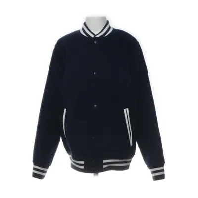 Collegejakke (Blå) fra Gap Kids Polyester, Læder, Uld