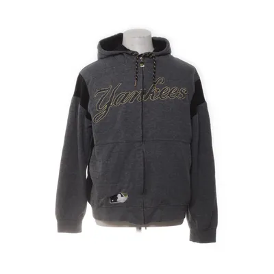 Huvtröja (Grå, Svart) från Majestic Athletic Bomull, Polyester