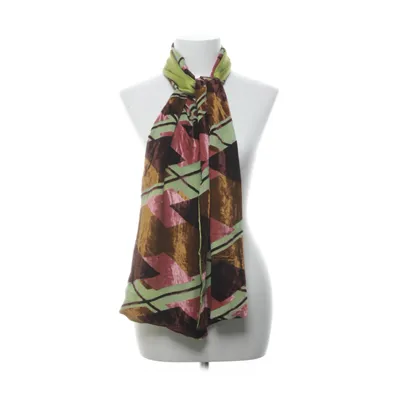 Sjaal (Bruin, Groen, Meerkleurig) van Made in italy Zijde, Viscose