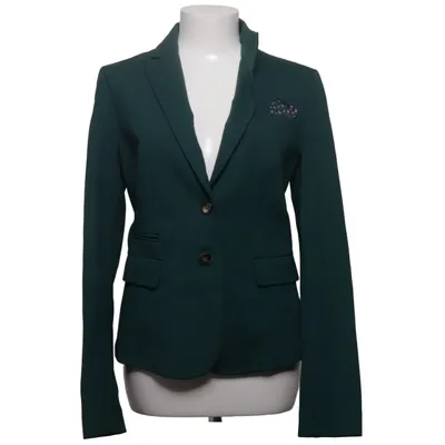 Blazer (Vert) de Oui Collection Élasthane, Polyamide, Polyester, Viscose