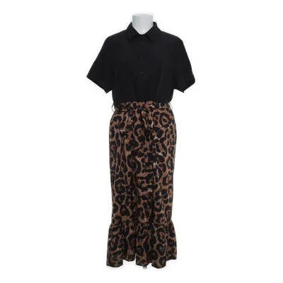 Blousejurk (Zwart, Bruin) van Emery Rose Elastaan, Polyester