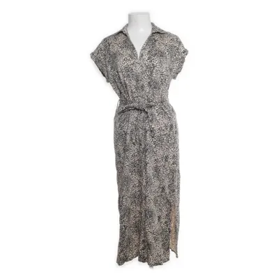 Shirt dress (Beige, Multicolored) from Aako Cotton