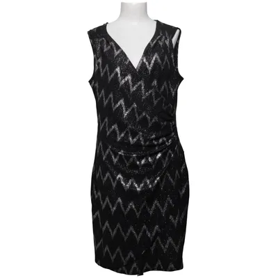 Klänning (Svart, Silverfärgad) från Blendshe Elastan, Polyester