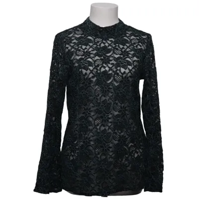 Top (Zwart, Blauw) van Ms Mode Elastaan, Polyamide, Polyester